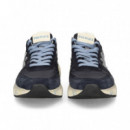 Deportivo Ante+nylon Azulon+azul  PREMIATA