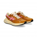 Deportivo Ante+malla Rosa+teja  PREMIATA