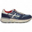 Deportivo Ante+malla Multi Azul  PREMIATA