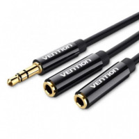 CABLE AUDIO VENTION JACK 3.5/M - 2X JACK 3.5/H 30C