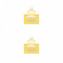 CABLE DE RED CAT.6 UTP FLEX 2M NANOCABLE YELLOW