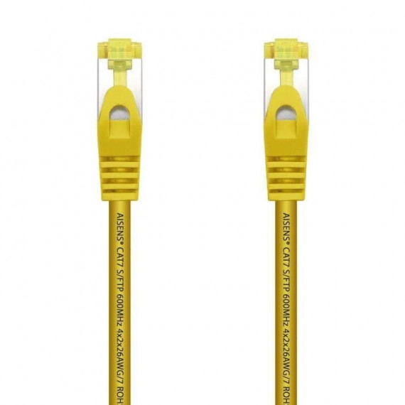 CABLE DE RED CAT.7 S/FTP 0.5M AISENS YELLOW