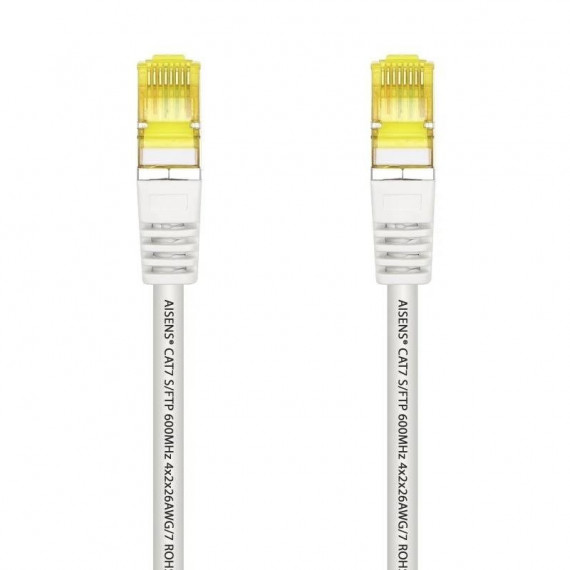 CABLE DE RED CAT.7 S/FTP 1M AISENS WHITE