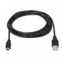 CABLE USB AM/MINI B/M 3M AISENS BLACK