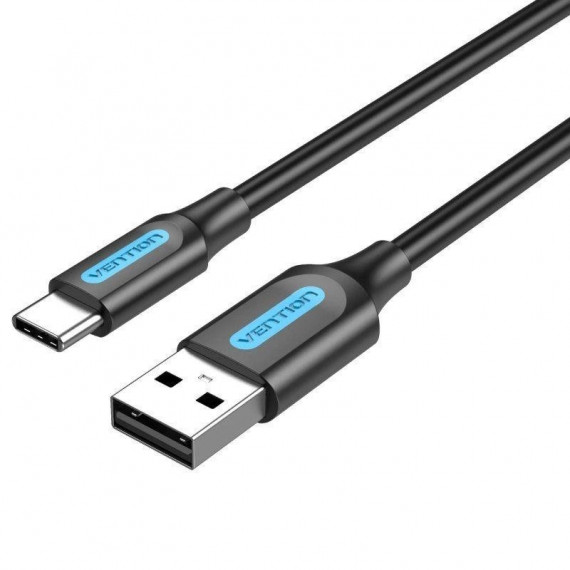 CABLE VENTION USB-A - USB-C 3A 480MBPS 60W 0.5M BL