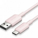 CABLE VENTION USB-A - USB-C 3A 60W 2M TRENZADO ROS