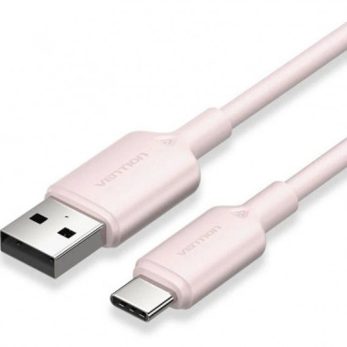 CABLE VENTION USB-A - USB-C 3A 60W 2M TRENZADO ROS