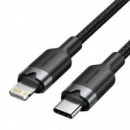 CABLE VENTION USB-C - LIGHTNING 27W 2M BLACK