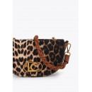 Bolso Media Luna de Leopardo y Efecto Piel de LOLA CASADEMUNT