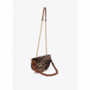 Bolso Media Luna de Leopardo y Efecto Piel de LOLA CASADEMUNT