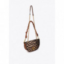Bolso Media Luna de Leopardo y Efecto Piel de LOLA CASADEMUNT