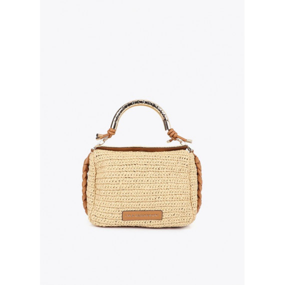 Bolso Bandolera en Rafia de LOLA CASADEMUNT