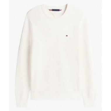 TOMMY HILFIGER - ESSENTIAL STRUCTURE CREW NECK - Z00 - F|MW0MW36347/Z00