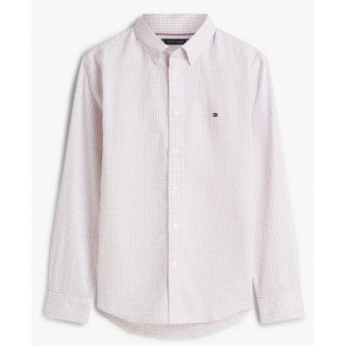 TOMMY HILFIGER - Core Tattersall Poplin Rf Shirt - 0QJ - F|MW0MW41400/0QJ