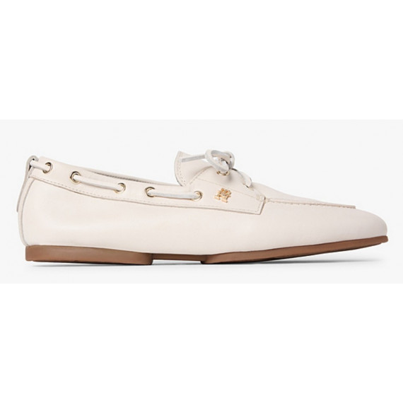 TOMMY HILFIGER - Th Sleek Leather Boat Shoe - Aeo - F|FW0FW09148/AEO