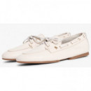 TOMMY HILFIGER - Th Sleek Leather Boat Shoe - Aeo - F|FW0FW09148/AEO