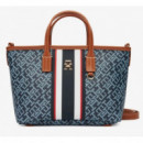 TOMMY HILFIGER - Th Monoplay Mini Tote Stripe Le - 0GY - F|AW0AW18389/0GY