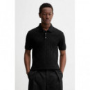 Ss Dbl Mercerized Emblem Jacquar Black  CALVIN KLEIN