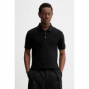 Ss Dbl Mercerized Emblem Jacquar Black  CALVIN KLEIN