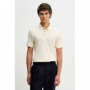 Ss Dbl Mercerized Emblem Jacquar Antique  CALVIN KLEIN