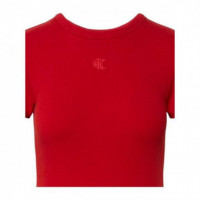 Ss Ctn Contour 1X1 Rib Ss Mini D Adrenal  CALVIN KLEIN