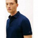 Hidden Placket Detail Reg Polo Dark Nigh  TOMMY HILFIGER