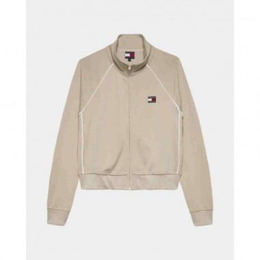 Tjw Badge Track Jacket Ext Gulf Sand  TOMMY JEANS