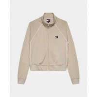 Tjw Badge Track Jacket Ext Gulf Sand  TOMMY JEANS