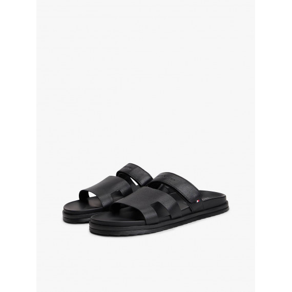 Adjustable Premium Lth Sandal Black  TOMMY HILFIGER