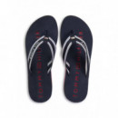 Th Webbing Summer Sandal Rwb  TOMMY HILFIGER