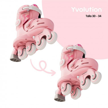 Patines Twista Rosa (30-34)  YVOLUTION