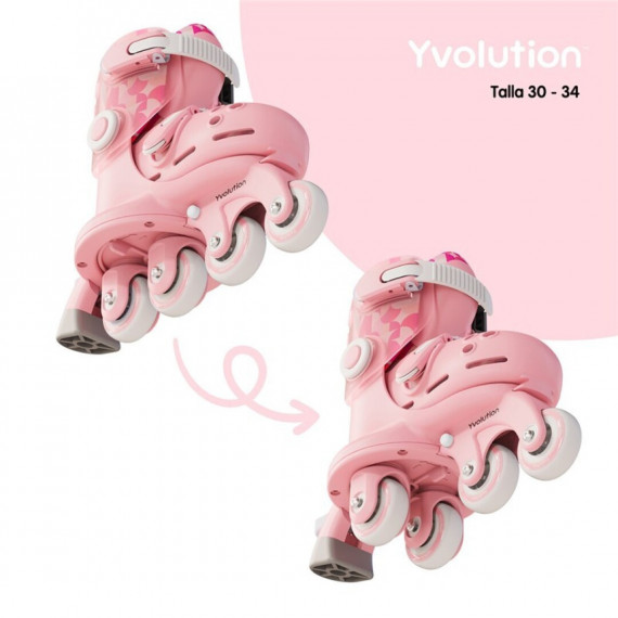 Patines Twista Rosa (30-34)  YVOLUTION