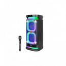 XO Altavoz BLUETOOTH XO-F58 20WX 2 Luces Rgb Radio Fm,usb,micro Sd,aux In,con Microfono y Mando
