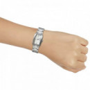 Reloj CASIO LTP-1165A-7C2 para Mujer, Acero Inoxidable, Esfera Blanca, 3 Agujas, Wr, Cristal Mineral