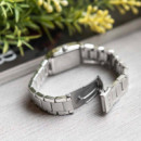 Reloj CASIO LTP-1165A-7C2 para Mujer, Acero Inoxidable, Esfera Blanca, 3 Agujas, Wr, Cristal Mineral