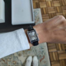 Reloj Analógico Mujer CASIO LTP-1234PL-7A2 – Caja Rectangular Ionizada, Correa de Piel, Cristal Mineral, Resistente Al Agua