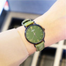 Reloj CASIO LTP-VT02BL-3A Mujer Analógico Verde Correa Piel Negra Wr Cristal Mineral