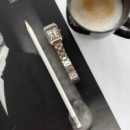 Reloj CASIO LTP-B150D-7B Mujer Analógico Plateado Acero Inoxidable Números Romanos Wr Cristal Mineral