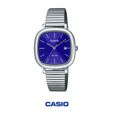 Reloj CASIO LTP-B166D-2AV Mujer Anal&oacute;gico Acero Inoxidable Wr 50M con Fecha