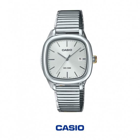 Reloj CASIO LTP-B166D-7AV Mujer Analógico Acero Inoxidable Wr 50M con Fecha