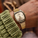 Reloj CASIO LTP-B166G-9AV Analógico Mujer, Acero Inoxidable Dorado, Wr 50M, Fecha, Cristal Mineral