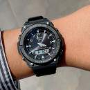 Reloj CASIO AQ-S820W-1AV Tough Solar Hombre Analógico-digital 100M 5 Alarmas Hora Mundial