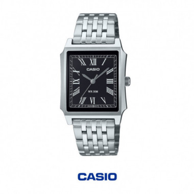 Reloj Casio MTP-B190D-1BV Anal&oacute;gico Hombre Acero Inoxidable WR 50M Cristal Mineral