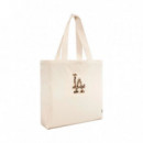Bolso Tote Bag Mlb Animal Infill la Dodgers Beige  NEW ERA