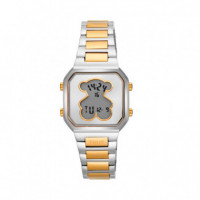 Reloj Digital con Brazalete de Acero D-bear Mini  TOUS