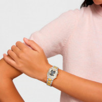 Reloj Digital con Brazalete de Acero D-bear Mini  TOUS