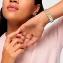 Reloj Digital con Brazalete de Acero D-bear Mini  TOUS