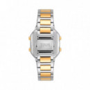 Reloj Digital con Brazalete de Acero D-bear Mini  TOUS