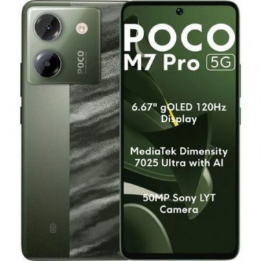 POCO Smartphone POCO M7 Pro 5G 8GB 256GB Verde OC/8GB/256GB/6,67/5G/ANDROID