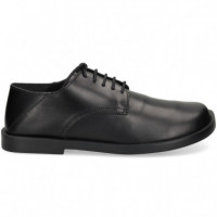 Blucher Liso Piel Negro  CAMPER